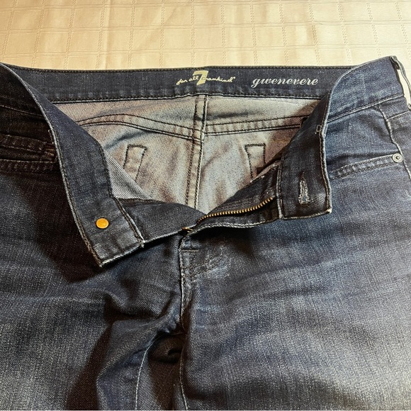 Women's 7 For All Mankind Gwenevere Size 28 Skinny Leg Jeans - Picture 6 of 11